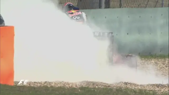 Kvyat smoke