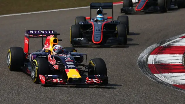 Ricciardo stays ahead