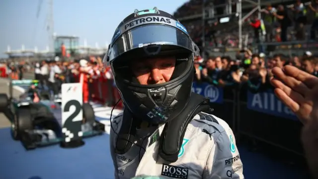 Nico Rosberg finishes second at the Chinese Grand Prix