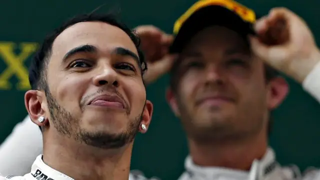 Lewis Hamilton and Nico Rosberg