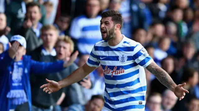 QPR striker Charlie Austin