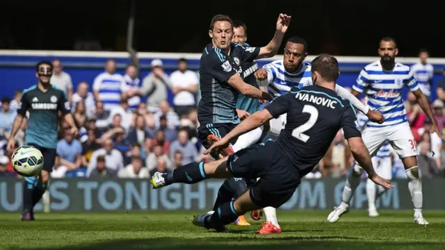 Matt Phillips shoots towards goal