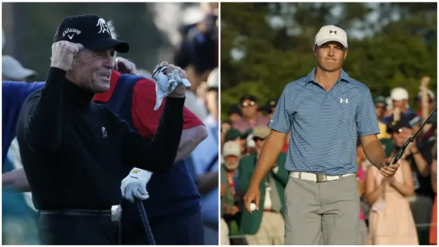 Gary Player and Jordan Spieth