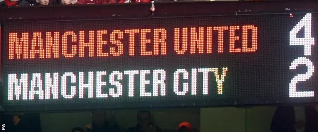 Manchester United 4-2 Manchester City