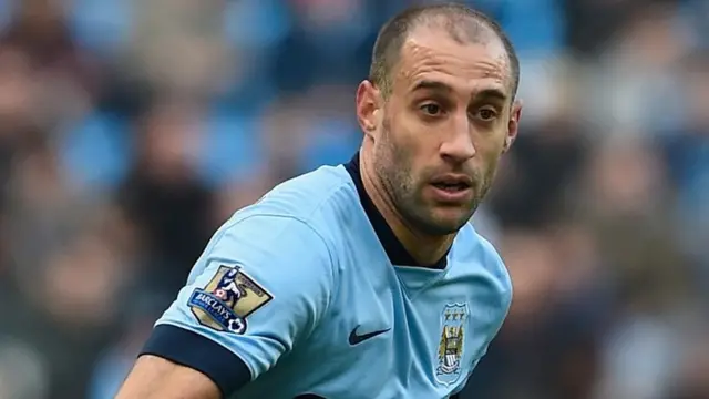 Manchester City right-back Pablo Zabaleta