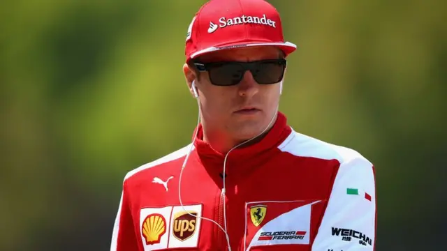 Ferrari driver Kimi Raikkonen