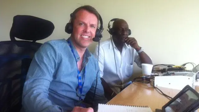 Graeme Swann and Sir Viv Richards