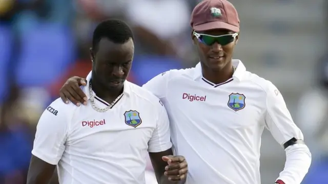 Kemar Roach and Kraigg Brathwaite
