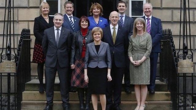 Nicola Sturgeon's Scottish Cabinet