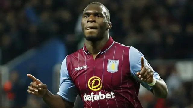 Aston Villa striker Christian Benteke