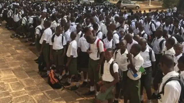 School pupils in Freetown, Sierra Leone