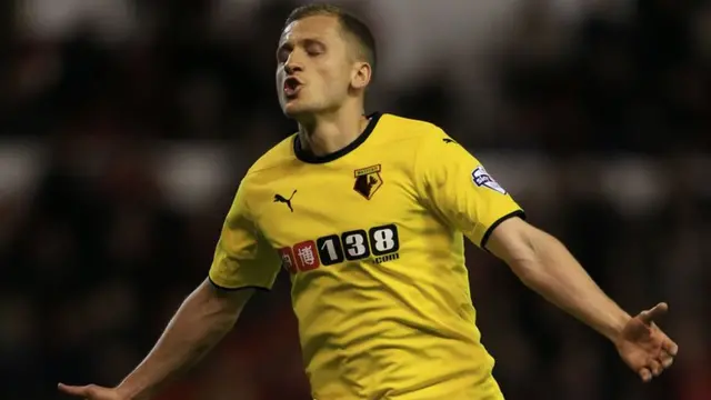 Almen Abdi celebrates