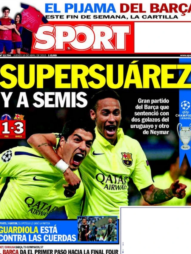 Sport front page