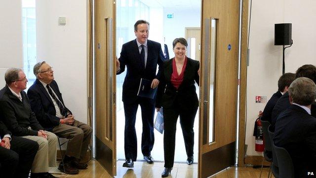 David Cameron and Ruth Davidson