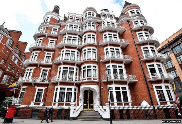 The Ecuadorian Embassy in London