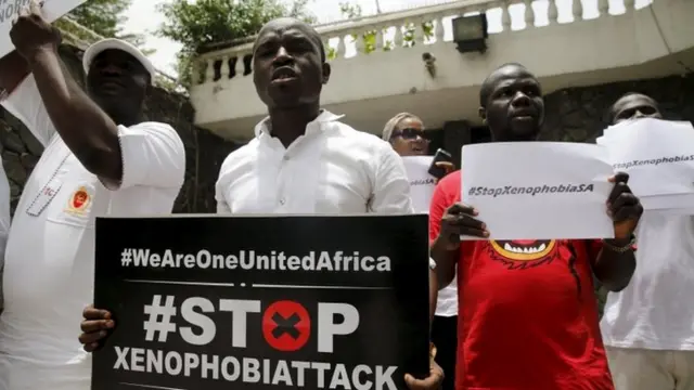 Protesters in Lagos