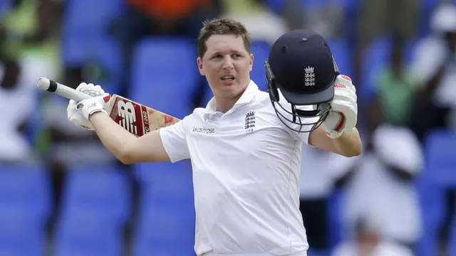 Gary Ballance celebrates