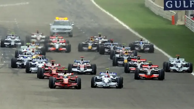 Bahrain Grand Prix 2008 race start