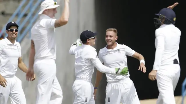 England celebrate