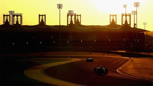 Bahrain International Circuit at sunset