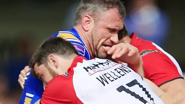 Jamie Peacock and Paul Wellens.