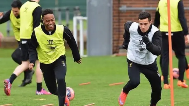 Raheem Sterling and Philipe Coutinho