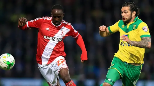 Albert Adomah and Bradley Johnson