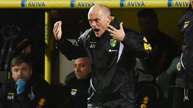 Alex Neil looks frustrated