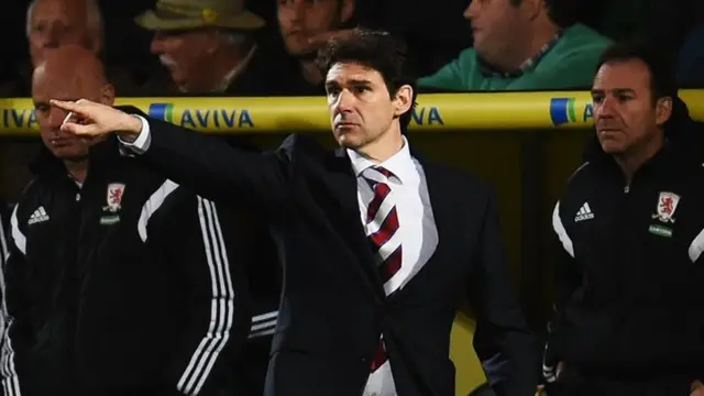 Middlesbrough manager Aitor Karanka