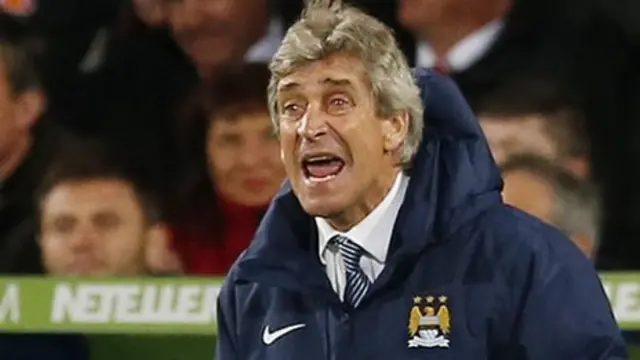 Manchester City manager Manuel Pellegrini