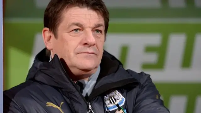 Newcastle manager John Carver