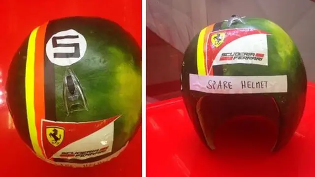 Ferrari Watermelon Helmet