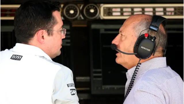 Eric Boullier and Ron Dennis