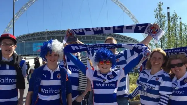 Reading supporters