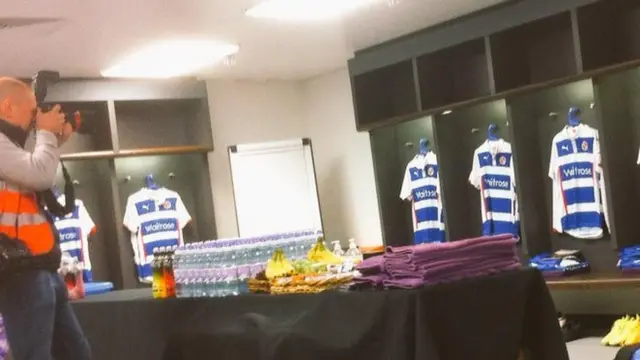 Reading dressing room