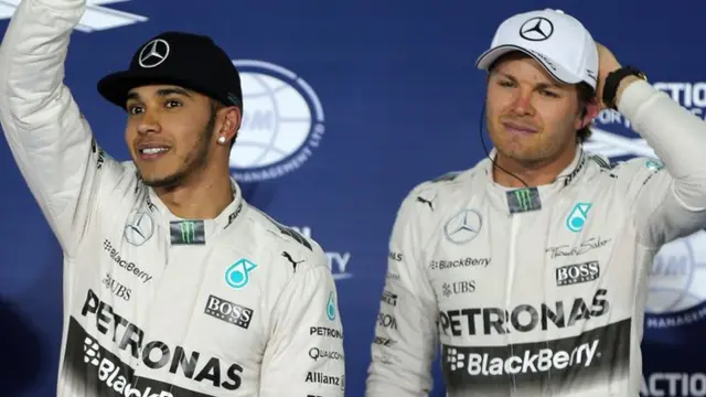 Lewis Hamilton & Nico Rosberg