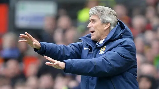 Manchester City manager Manuel Pellegrini