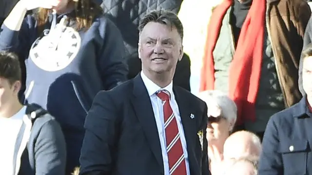 Manchester United manager Louis Van Gaal