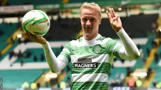 Celtic striker Leigh Griffiths