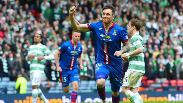 Greg Tansey levelled from the spot for Inverness