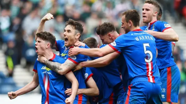 Inverness CT beat Celtic 3-2 after extra time