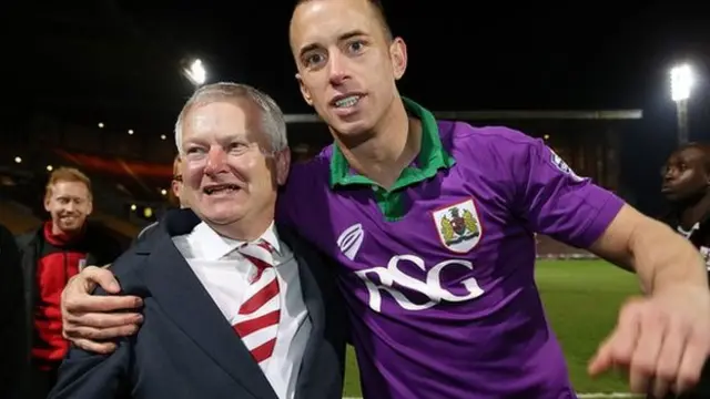 Stephen Lansdown and Aaron Wilbraham