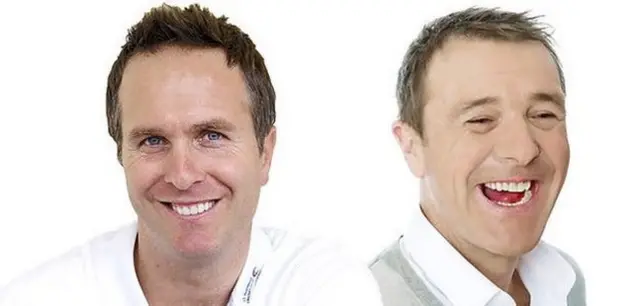 Michael Vaughan and Phil Tuffnell