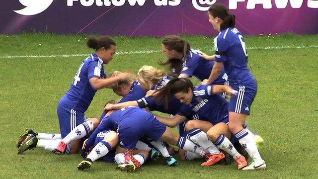 Chelsea Ladies celebrate goal