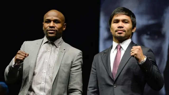 Floyd Mayweather and Manny Pacquiao