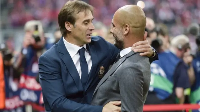 Julen Lopetegui and Pep Guardiola