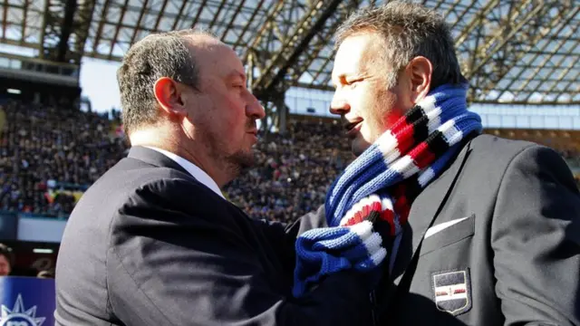 Rafa Benitez and Sinisa Mihajlovic