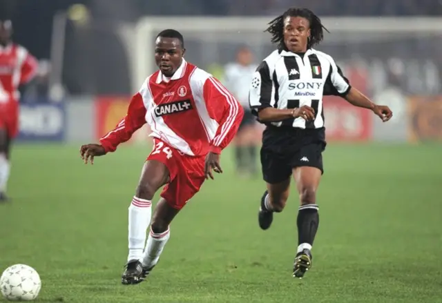 Victor Ikpeba and Edgar Davids