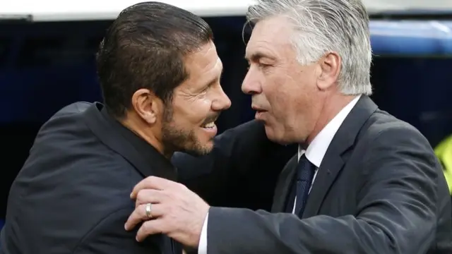 Diego Simeone and Carlo Ancelotti