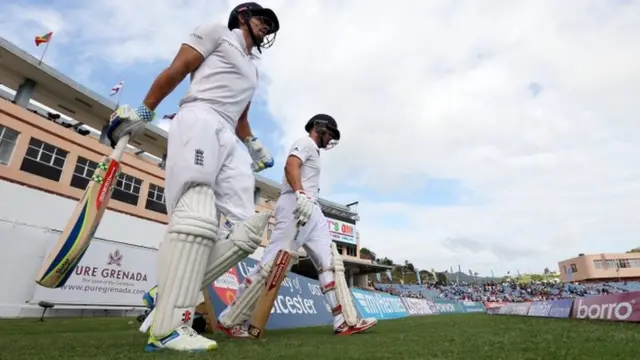 Alastair Cook and Jonathan Trott